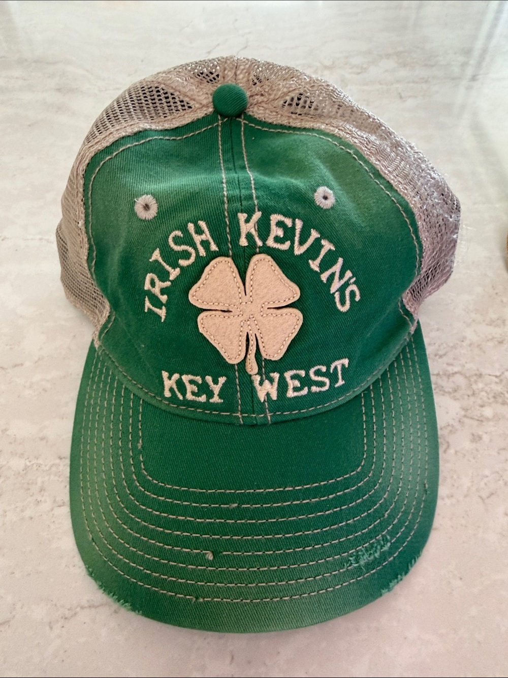 NWOT Irish Kevin Ball Cap The Game Green Trucker Cap with Embroidered Logo